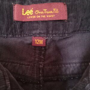 LEE ONE TRUE FIT Black  CORDUROY